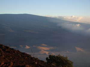 mauna loa from mauna kea