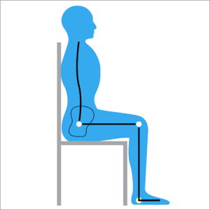 Good sitting posture